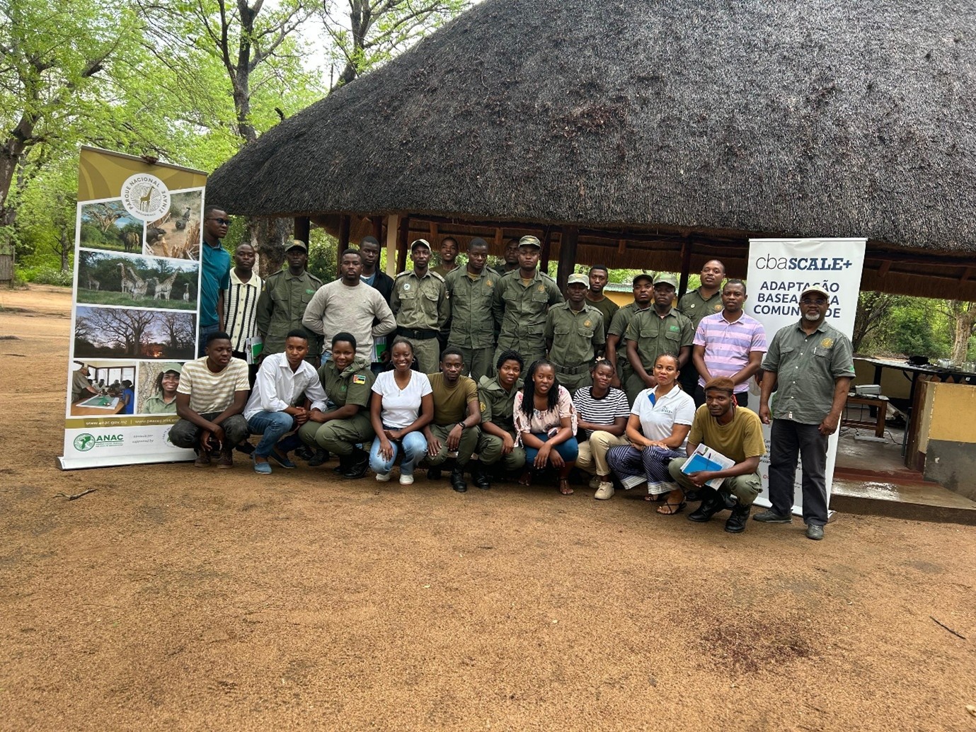 Group photo cba scale esms training in zinave NP