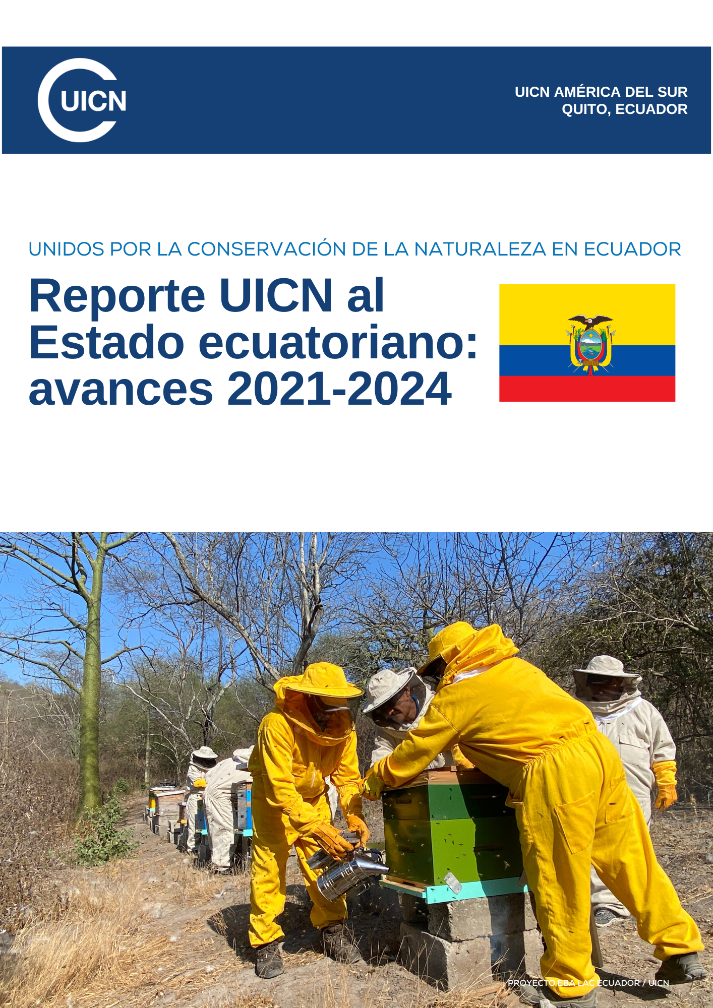 Reporte UICN al Estado ecuatoriano: avances 2021-2024